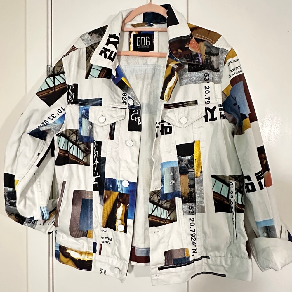 BDG White Jean Jacket
